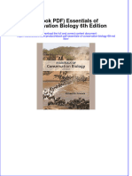 Ebook Download (Ebook PDF) Essentials of Conservation Biology 6th Edition All Chapter