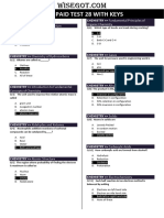 PMC PAID Test-28 With Key