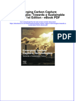 Ebook Download Emerging Carbon Capture Technologies: Towards A Sustainable Future 1st Edition - Ebook PDF All Chapter