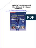 Ebook Download Shaw's Textbook of Gynaecology 17th Revised Edition Edition V. G. Padubidri - Ebook PDF All Chapter