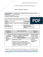 UC AGR01318161 Recolher, Registar e Organizar Dados Numa Unidade de Produção Agro-Pecuária