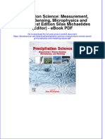 Precipitation Science: Measurement, Remote Sensing, Microphysics and Modeling 1St Edition Silas Michaelides (Editor) - Ebook PDF