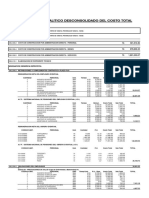 Copia de 7. - PPTO ANALITICO Plaza de Armas - Tarata