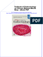 Ebook Download Williams Textbook of Endocrinology 14th Edition Shlomo Melmed MBCHB Macp - Ebook PDF All Chapter