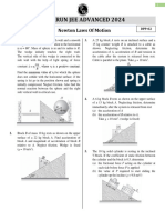 Newton Laws of Motion - DPP 02 - Varun JEE Advanced 2024