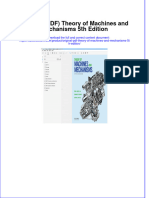 Ebook Download (Original PDF) Theory of Machines and Mechanisms 5th Edition All Chapter