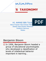 Presentation Taxonomy Bloom