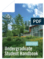 Undergraduate Student Handbook