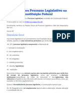 Resumo Processo Legislativo Na CF 88