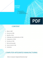 Computer-Integrated Manufacturing (Cim)