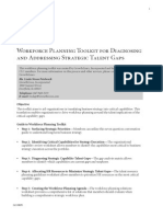 CLC Workforce Planning Toolkit For Addressing and Responding To Strategic Talent Gaps