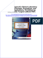 Linne & Ringsrud'S Clinical Laboratory Science: Concepts, Procedures, and Clinical Applications 7Th Edition by Mary Louise Turgeon (Ebook PDF