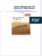 Ebook Download Human Resource Management 13th Global Edition by R. Wayne Mondy All Chapter