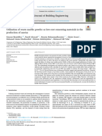 Utilisation of Waste Marble Powder As Low-Cost Cementing Materials in The Production of Mortar