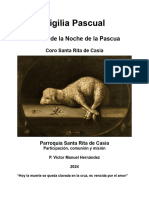 Notas Cantos para La Vigilia Pascual 2024 - Coro Santa Rita - Oficial