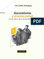 Indice Garantismo y Proceso Penal en La Obra Cesare Beccaria