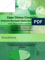 Caso Clínico Conocido, SBOR