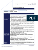 CHCPRT001 - Student Assessment Task 2 - Scenarios