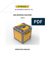Bar Bending Machine Bb53 Manual