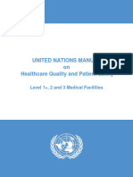 United Nations Manual On Healthcare Quality and Patient Safety