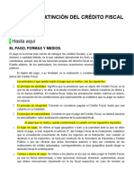 La Extinción Del Crédito Fiscal