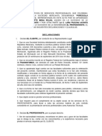 Contrato de Prestacion de Servicios Profesionales Lara