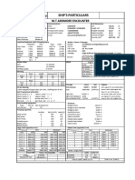 Ship's Particulars