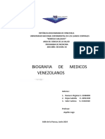 Biografia Medicos Venezolanos