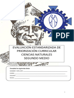 Evaluacion Estandarizada Priorización Ciencias 2do Medio Final