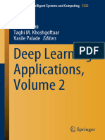 Deep Learning Applications,: M. Arif Wani Taghi M. Khoshgoftaar Vasile Palade Editors