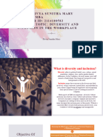 Diversity and Inclusion in The Workplace