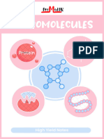 Notes - Macromolecules (PreMed - PK)