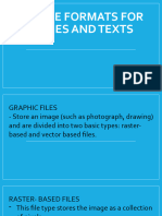 Online Formats For Images and Texts