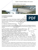 Chapitre1 Cours1 Généralités Historique Et Statistiques Des Barrages