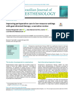 Improving Perioperative Care in Low-Resource Settings With Goal-Directed Therapy - A Narrative Review