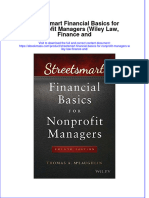 Full Download Streetsmart Financial Basics For Nonprofit Managers (Wiley Law, Finance and File PDF All Chapter On 2024