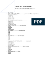 MCQ On 8051 For Students B SC III Yr