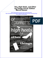 Of Cigarettes, High Heels, and Other Interesting Things 3rd Ed. Edition Marcel Danesi Full Chapter Instant Download