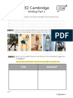 b2 Writing Part 1 Fashion Worksheet