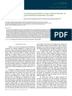 Effect of Extraction Processing Parameters Using A Ribbon Blender On The Physicochemical Properties of Coffee