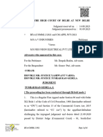 A V Industries vs. Neo Neon Electricals PVT LTD