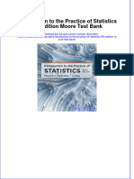 Introduction To The Practice of Statistics 9th Edition Moore Test Bank All Chapters