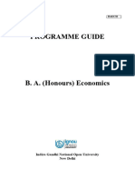 Ignou, Program Guide BAECH PDF 29.1.2020