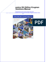 Microeconomics 5th Edition Krugman Solutions Manual All Chapters