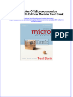 Principles of Microeconomics Canadian 6th Edition Mankiw Test Bank All Chapters