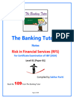 Book 109 - Risk in Financial Services (RFS) - Notes