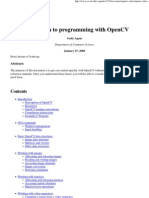 Introduction To Programming With OpenCV