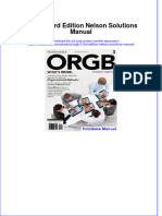 Full Download ORGB 3 3rd Edition Nelson Solutions Manual All Chapter 2024 PDF