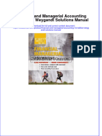 Financial and Managerial Accounting 1st Edition Weygandt Solutions Manual All Chapters