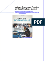 Full Download Police Operations Theory and Practice 6th Edition Hess Solutions Manual All Chapter 2024 PDF